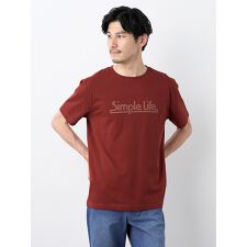 エレメント オブ シンプルライフ(element of SIMPLE LIFE)のリバイバルロゴプリント半袖Ｔシャツ