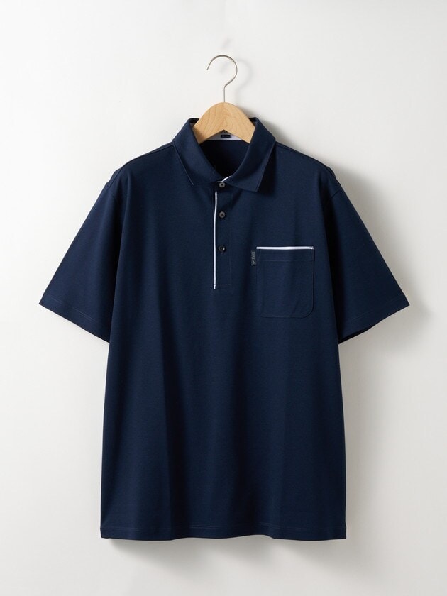 2枚 新品未使用SIMPLE LIFE 長袖ポロシャツ L ネイビー、グレー2枚 2枚 新品未使用SIMPLE LIFE 長袖ポロシャツ L ネイビー、グレー2