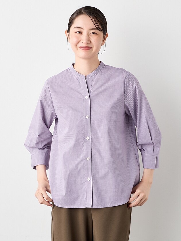 ミニギンガムブラウス | エレメント オブ シンプルライフ(element of