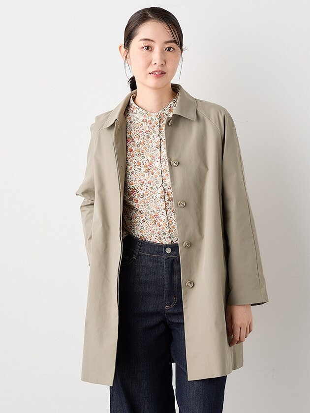 BEAMS BOY SOLOTEX ショップコート ロングコート ベージュ BEAMS BOY ／ ソロテックス ショップ コート | マルイウェブ ジャケット・アウター