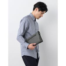 異素材２ｗａｙクラッチショルダーバッグ