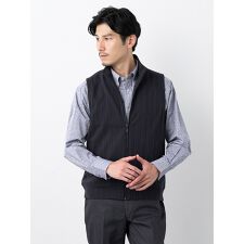 エレメント オブ シンプルライフ(element of SIMPLE LIFE)のヘリンボンフクレジャカードベスト