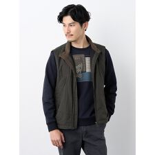 エレメント オブ シンプルライフ(element of SIMPLE LIFE)のナイロンリップルスタンドカラージップベスト