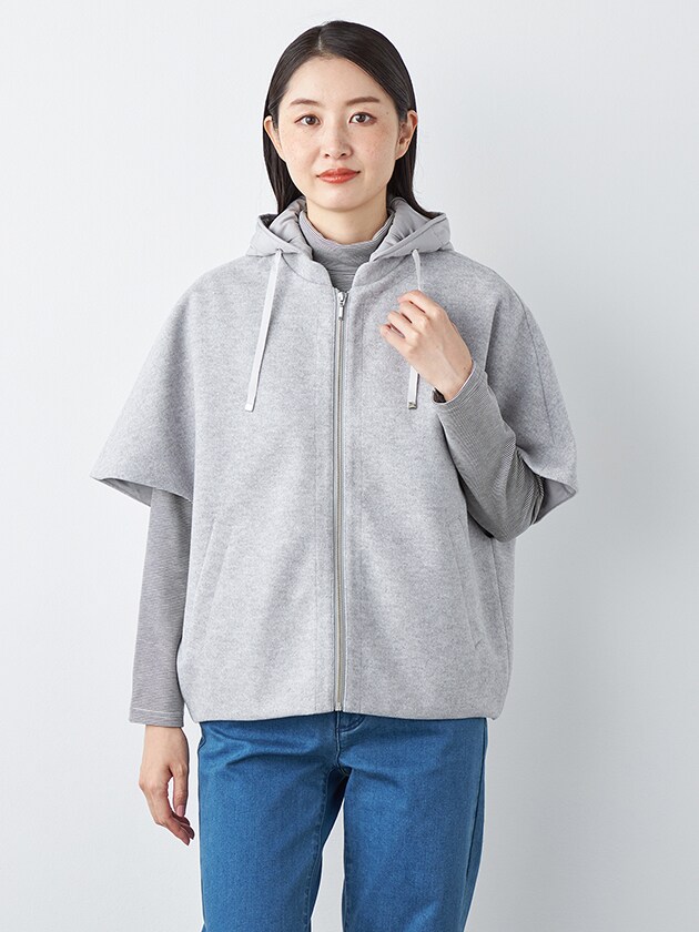 エレメント オブ シンプルライフ（element of SIMPLE LIFE）/フーディポンチョジャケット ﾌｰﾃﾞｨﾎﾟﾝﾁｮｼﾞｬｹｯﾄ | エレメント オブ シンプルライフ(element of