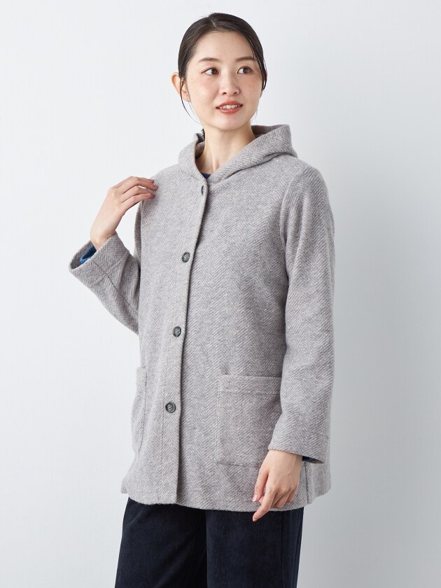 新品 SIMPLE LIFE シンプルライフ 日本製素材 織り柄 コットン ストレッチ ジャケット 茶 春夏 ストライプ ブレザー メンズ M シンプルライフ（素材（生地・毛糸）アクリル）（メンズ