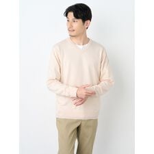 Ｖネックウォッシャブルニット