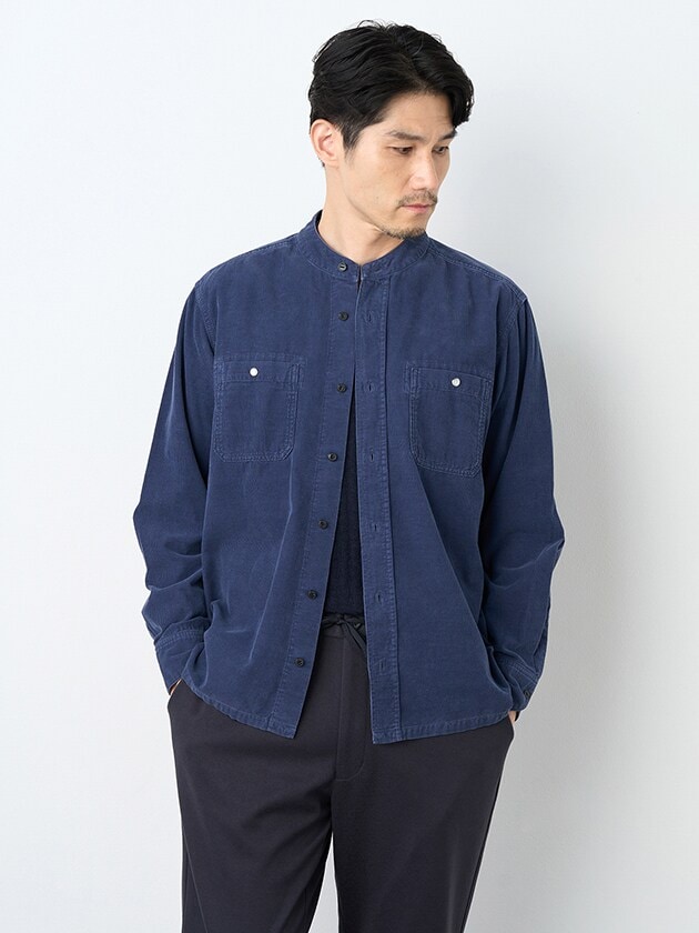 コーデュロイ長袖シャツアウター | エレメント オブ シンプルライフ