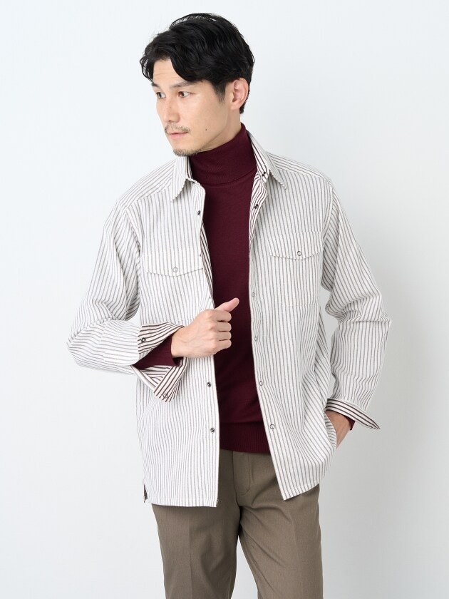 SIMPLE LIFE シンプルライフ 最旬秋冬物 大人ライフスタイル フランネルコットンウール 千鳥 パンツ スラックス 012 85 88 ▲020▼o0920_18 セール エレメント オブ シンプルライフ(element of SIMPLE LIFE