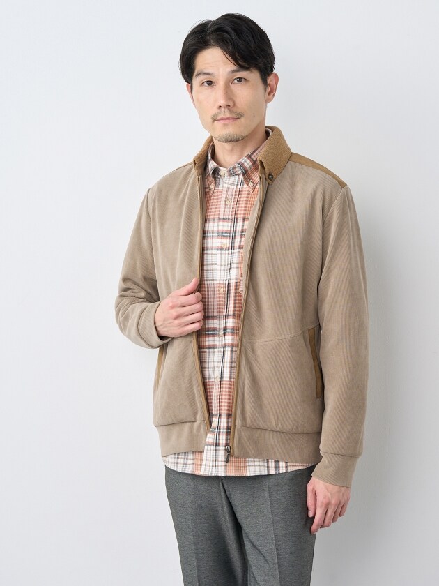 エレメント オブ シンプルライフ（element of SIMPLE LIFE）/コットンライクピケドンキーカラーフルジップ コットンライクピケドンキーカラーフルジップ | エレメント オブ