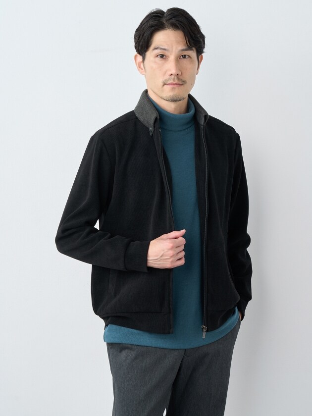 コットンライクピケドンキーカラーフルジップ | エレメント オブ