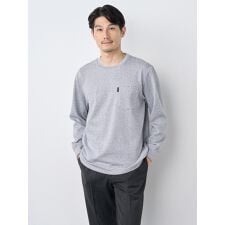 カスレヘリンボン長袖Ｔシャツ