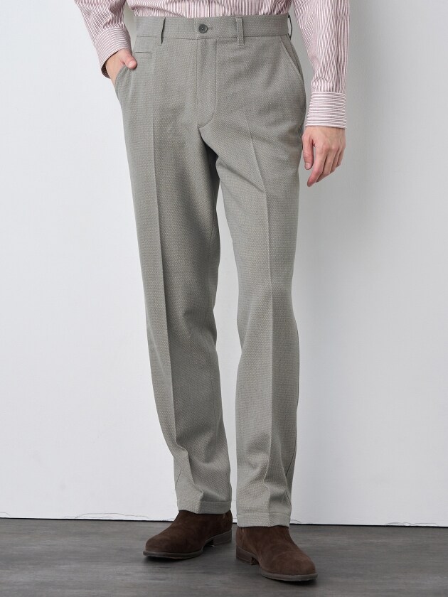 【NEW】エレメント オブ シンプルライフ（element of SIMPLE LIFE）/カルゼソフトドビーストレートスラックス カルゼソフトドビーストレートスラックス | エレメント オブ シンプル