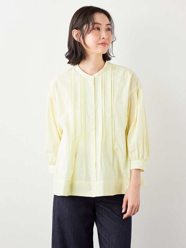 ランダムピンタックブラウス | エレメント オブ シンプルライフ
