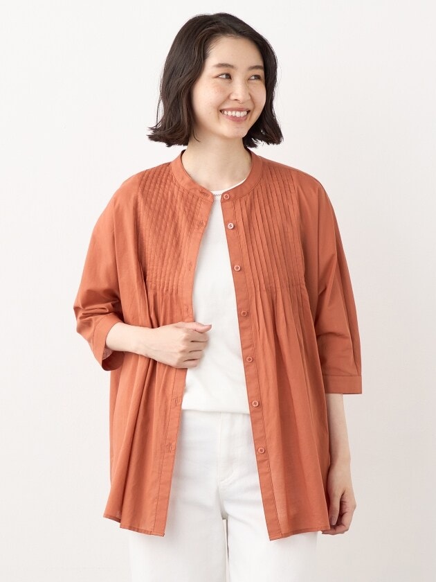 ピンタックチュニックブラウス | エレメント オブ シンプルライフ