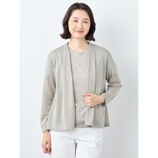 ソフトリネンスタンドカラーブルゾン レナウンSIMPLE LIFE×LIBERTY 