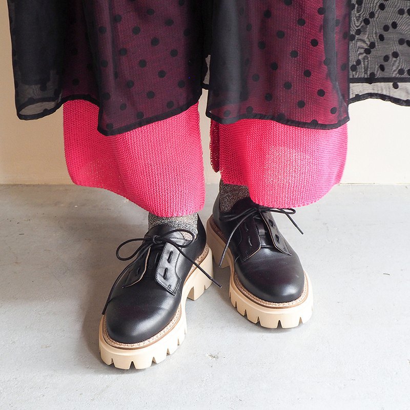 軽量｜厚底レースアップシューズ | あしながおじさん(ashinaga