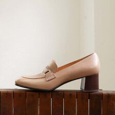 ［25秋冬新色あり］防滑│ソフトレザーモカパンプス