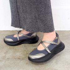 ［25秋冬新作］厚底バレエシューズ