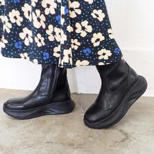 ［25秋冬新作］厚底ストレッチブーツ