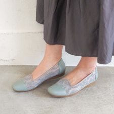 ［26春夏新作］チュールオペラシューズ