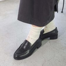 ［26春夏新作］防滑│レザーコインローファー