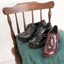 by あしながおじさん(by ashinagaojisan)の［25秋冬新色あり］厚底レースアップシューズ