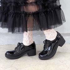 by あしながおじさん(by ashinagaojisan)の［25秋冬新色あり］厚底レースアップシューズ