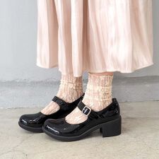 ［25秋冬新色あり］厚底ストラップシューズ