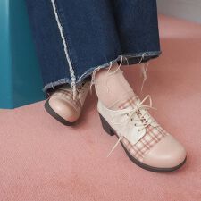 [26春夏新色あり]レースアップシューズ