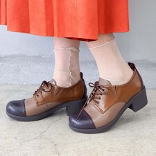 [25秋冬新色あり]レースアップシューズ