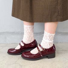 ［25秋冬新色あり］晴雨兼用│ダブルストラップパンプス