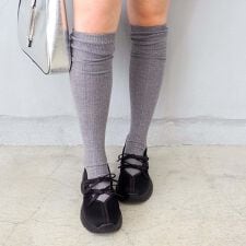 ［25秋冬新色あり］厚底バレエスニーカー