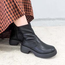 ［25秋冬新作］厚底ストレッチブーツ