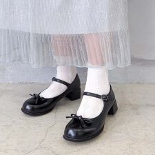 ［25秋冬新作］おでこバレエパンプス