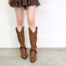 ［25秋冬新作］ウェスタンカバーロングブーツ