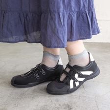 ［26春夏新作］ダブルストラップバレエスニーカー