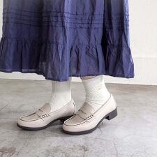 ［26春夏新作］晴雨兼用｜コインローファー