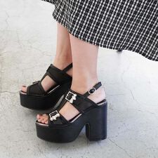 ［26春夏新作］厚底ウェッジビジューサンダル