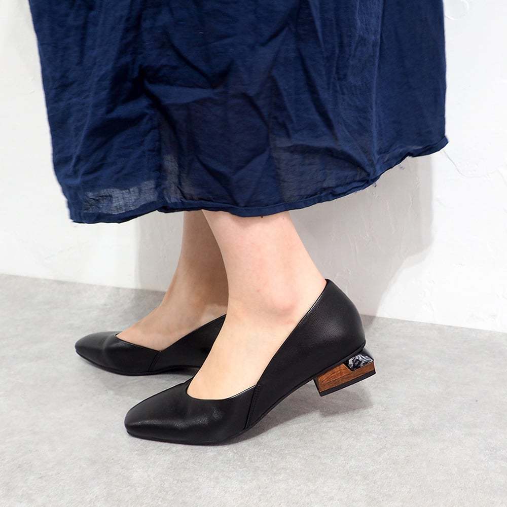 【新品】cavacava 23cm 黒パンプス パンプス ヒール サヴァサヴァcavacava パンプス」の人気商品一覧 | 安い商品を