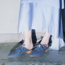 [26春夏新作] スタッズミュールサンダル