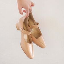 [26春夏新作] 撥水│ストラップパンプス