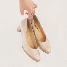 [26春夏新作] 撥水｜ラウンドプレーンパンプス