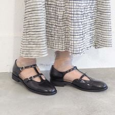 [26春夏新作] ダブルTストラップシューズ