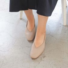 [26春夏新色あり]防水｜Vカットフラットシューズ