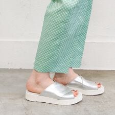 ［25春夏新作］厚底ミュールサンダル