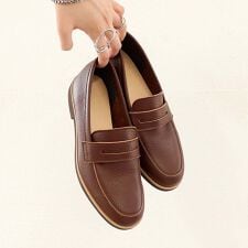 ENあしながおじさん(ENashinagaojisan)の［25秋冬新作］防水｜コインローファー