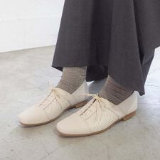 [26春夏新作] メッシュレースアップシューズ