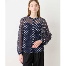 花柄刺繍ブラウス