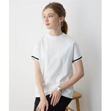 ラインモックネックTシャツ | ルスークホリデー(LE SOUK HOLIDAY)