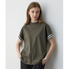 ラインモックネックTシャツ | ルスークホリデー(LE SOUK HOLIDAY)
